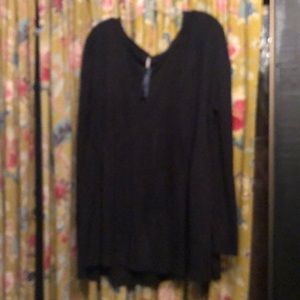 Free People XL Long Sleeve Tunic Top